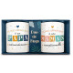 Duo Mug Box "Super Tonton & Meilleur Tata"