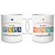 Coffret duo Mug " Papa extraordinaire & Maman exceptionnelle "