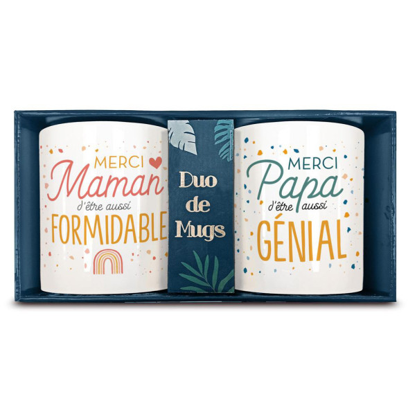 Duo Mug Set "Super Grandpa Paradise & Super Granny Madness"