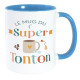 Blauer Becher "Super Tonton"