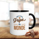 Mug noir Meilleur Papa Du Monde