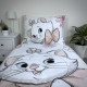 Marie Aristocats cotton duvet cover set 140x200 cm with pillowcase