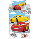 Cars Top Speed Juego de Funda Nórdica de Algodón 140x200 cm y Funda de Almohada