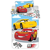 Cars Top Speed Cotton Duvet Cover Set 140x200 cm and Pillowcase