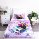 Set copripiumino in cotone Snow Queen 100x135 cm e federa