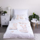 Parure housse de couette coton Lapin 100x135 cm et Taie d'oreiller