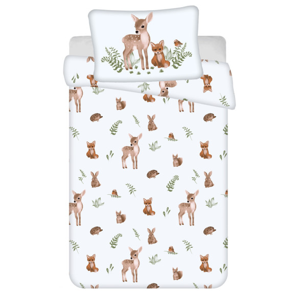 Cotton Rabbit dekbedovertrekset 100x135 cm en kussensloop