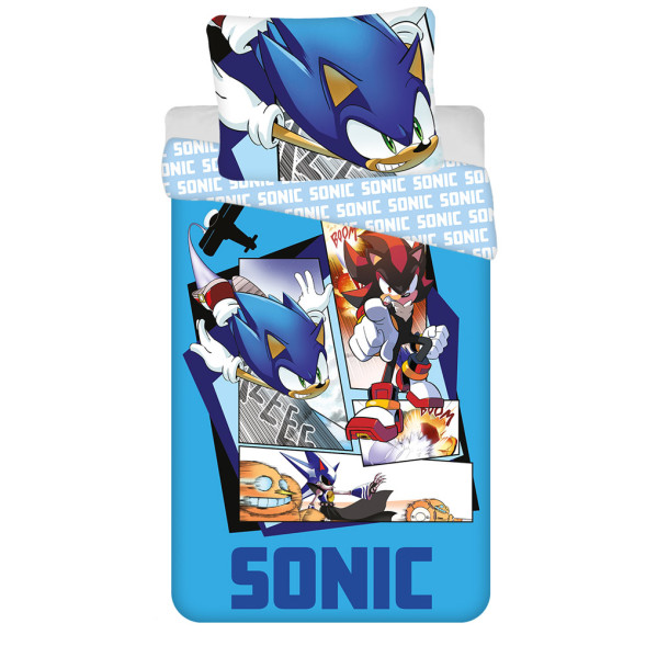 Sonic Bettbezug-Set 140x200 cm mit Kissenbezug