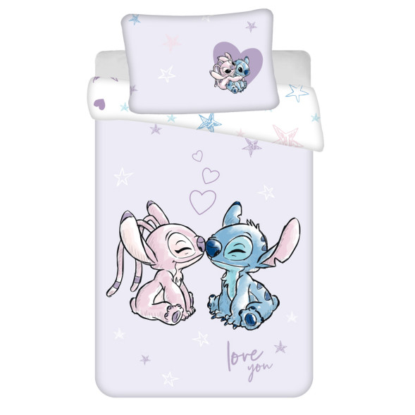 Set de funda nórdica de algodón Forest Animals 100x135 cm y funda de almohada