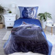 Duvet Cover Set Cat Grey 140x200 cm