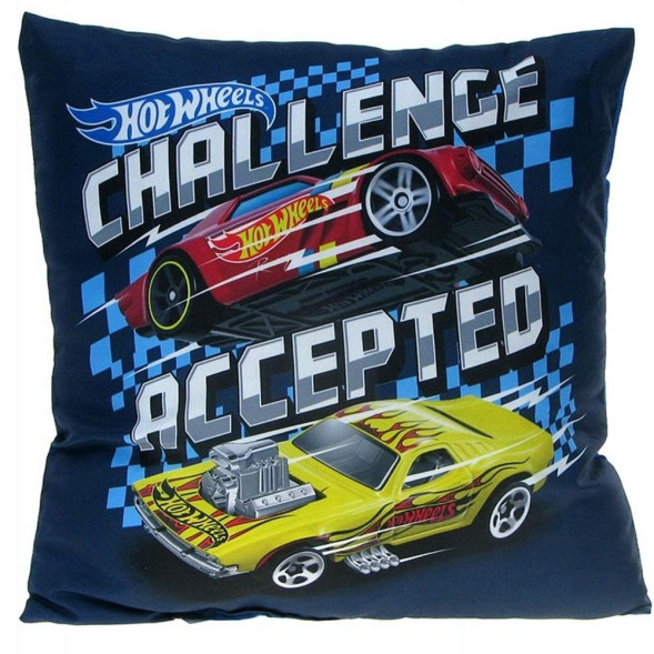 Coussin Hot Wheels 35 CM - Microfibre