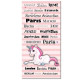 Serviette drap de bain Licorne 140x70 cm en coton