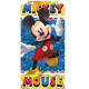 Serviette drap de bain Mickey Mouse 140x70 cm en coton