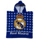 Real Madrid Schwimmponcho mit Kapuze 55x115 cm aus Mikrofaser