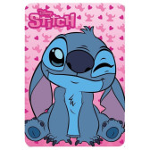 Couverture Lilo Et Stitch En Micro-flanelle - 100 X 150 Cm - 100% Polyester - Rose - Douce Et Chaude