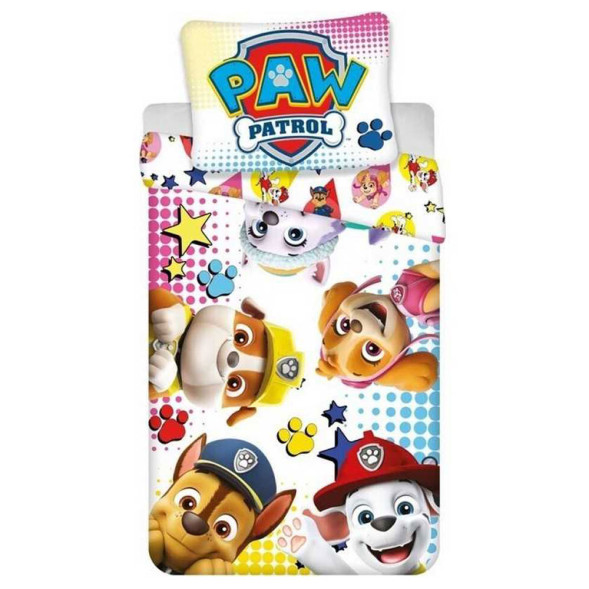 Juego de fundas nórdicas Paw Patrol Team 140x200 cm y funda de almohada