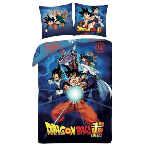 Dragon Ball Z Stars Bettbezug-Set 140x200 cm und Kissenbezug