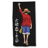 Serviette drap de bain One Piece Luffy 140x70 cm en coton