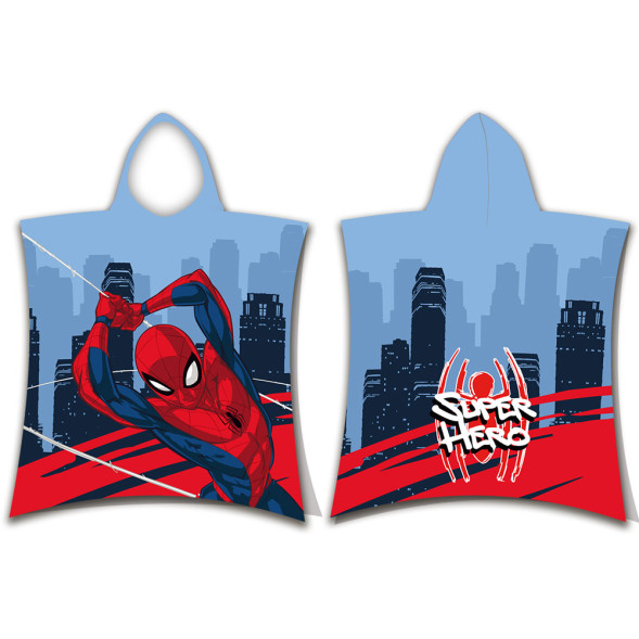 Poncho Spiderman Avengers Super Heros - Serviette éponge