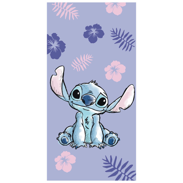 Serviette drap de bain Lilo et Stitch 140x70 cm - coton