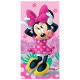 Serviette drap de bain Minnie Rose 140x70 cm - coton