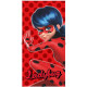 Asciugamano da bagno Ladybug Miraculous 140x70 cm - cotone