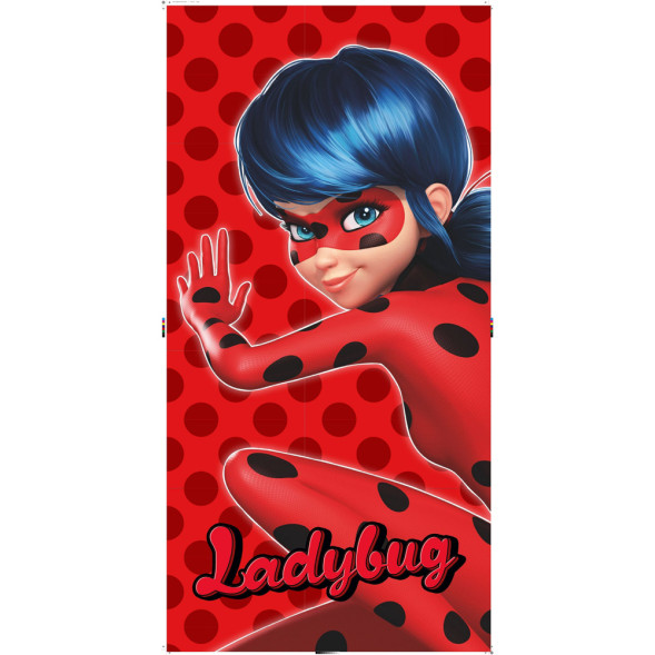 Asciugamano da bagno Ladybug Miraculous 140x70 cm - cotone