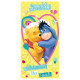 Serviette drap de bain Winnie l'Ourson Smile 140x70 cm - coton