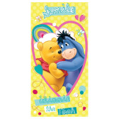 Serviette drap de bain Winnie l'Ourson Smile 140x70 cm - coton