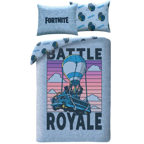 Juego de fundas nórdicas Fortnite Battle Royale 140x200 cm y funda de  almohada