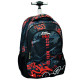 Mochila con ruedas No Fear 1989 Rojo 48 CM - Satchel