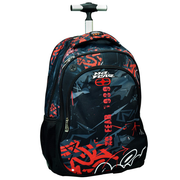 Sac à dos à roulettes No Fear 1989 Red 48 CM - Cartable