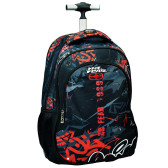 Rucksack auf Rädern No Fear 1989 Rot 48 CM - Umhängetasche