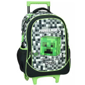 Sac à dos à roulettes Minecraft Creeper Since Alpha 46 CM Trolley Haut de Gamme