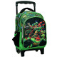 Sac à dos à roulettes Tortue Ninja Mutant 30 CM Trolley maternelle