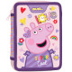 Trousse garnie Peppa Pig Love 21 CM - 2 cpt