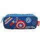 Trousse rectangulaire Captain America Avengers 21 CM - 2 Cpt