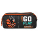 Trousse rectangulaire Basketball Let's go Play Must 21 CM - 2 Cpt