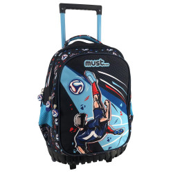 Football Must 45 CM Trolley Zaino con ruote