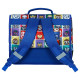 Capitán América Punch Satchel Azul 38 CM - Gama alta