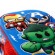 Avengers Mini Heroes 3D rugzak op wielen 34cm kleuterschool trolley