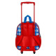 Avengers Mini Heroes 3D Mochila con ruedas 34CM Carro de jardín de infantes