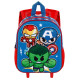 Avengers Mini Heroes 3D Mochila con ruedas 34CM Carro de jardín de infantes