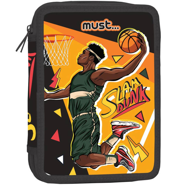 Trousse garnie Basketball "Slam Dunk" Must 21 CM - 2 cpt