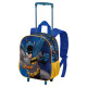 Avengers Mini Heroes 3D Wheeled Backpack 34CM Kindergarten Trolley