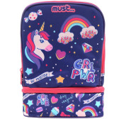 Sac goûter isotherme Licorne Girl Power Must 24 CM sac déjeuner