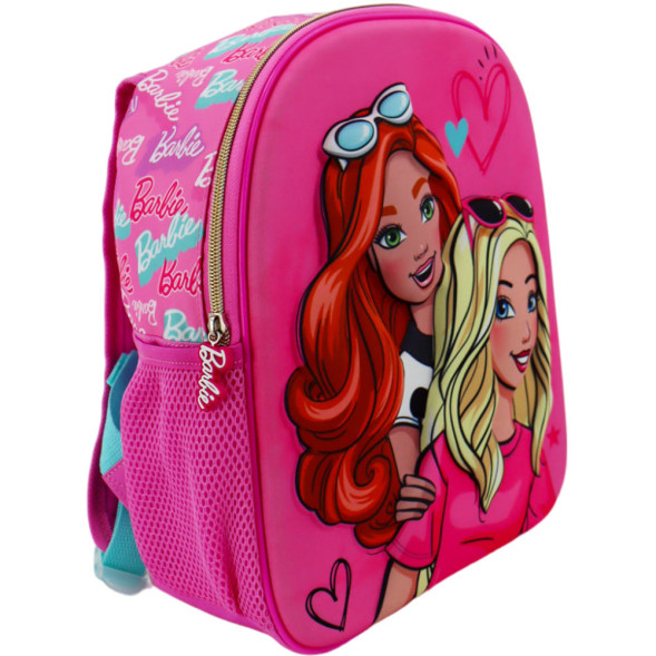 Sac à dos maternelle Barbie Heart 3D 32 CM Haut de Gamme