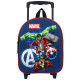 Avengers 3D Mochila con ruedas 32 CM 3D Cartera de jardín de infantes