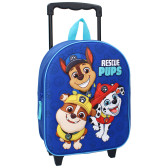 Wheeled backpack Paw Patrol blue 3D 32 CM Kindergarten schoolbag