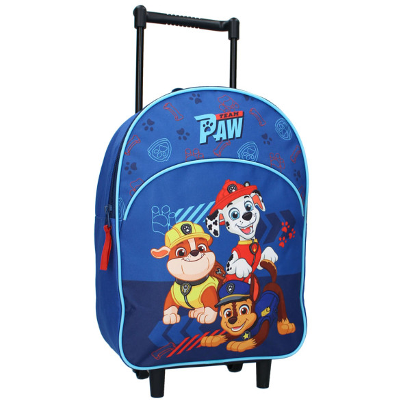 Mochila con ruedas Paw Patrol azul 3D 32 CM Mochila de guardería